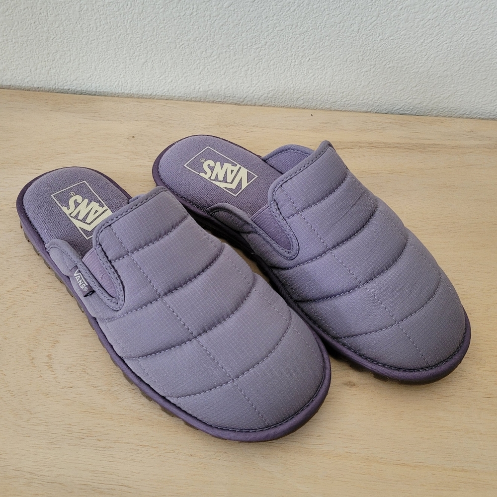 Vans MTE Quilted Mountain Mule Slip-On Slippers Slides Outdoor Purple